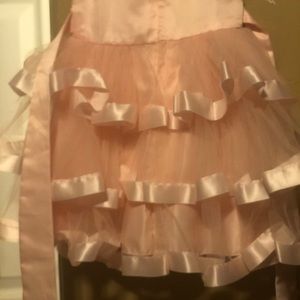 Peach princess dress